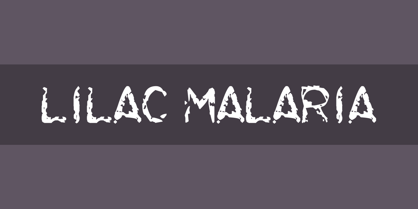 Font Lilac Malaria